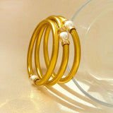 Pearl Charm Bracelet Jewelry Silicone Bracelet for Women Girl