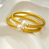 Pearl Charm Bracelet Jewelry Silicone Bracelet for Women Girl