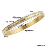 CZ Cuff Bangle Bracelet for Women - Wedding Party Wristband Gift