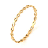European Geometric Joint Bangle Stainless Steel Infinite 8 Shape Cuff Bracelet