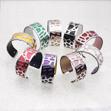 Silver Giraffe Cuff Bracelet for Women