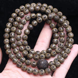Natural Ebony Bead Bracelet Tibetan Buddhist 20mm Meditation Rosary