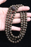 Natural Ebony Bead Bracelet Tibetan Buddhist 20mm Meditation Rosary