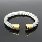 Stainless Steel Bracelets Bangles Smooth Metal Accessories
