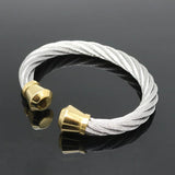 Stainless Steel Bracelets Bangles Smooth Metal Accessories