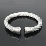 Stainless Steel Bracelets Bangles Smooth Metal Accessories