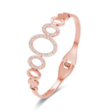 Stainless Steel CZ Circle Bangles Wedding