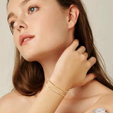 Geometric Women Cuff Bracelet, Wide Bangle, Minimalist Jewelry