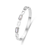 Crystal Bracelets Stainless Steel Bangles Jewelry