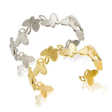 Butterfly Bangle Bracelet Stainless Steel Water Proof Bangles