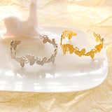 Butterfly Bangle Bracelet Stainless Steel Water Proof Bangles