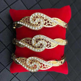 Zinc Alloy Lady Bangle Bracelet Austrian Crystal Cuff Bracelet