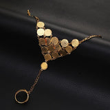 Islamic Coin Bracelet Middle Eastern Bangle Metal Jewelry