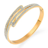 CZ Bangles Women Bridal Accessory Couple Bijoux
