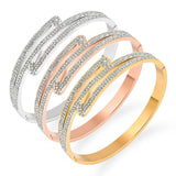 CZ Bangles Women Bridal Accessory Couple Bijoux