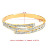 CZ Bangles Women Bridal Accessory Couple Bijoux