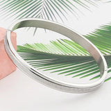 Stainless Steel High Milled Sand Bangle Bracelet Party Gift