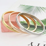 Stainless Steel High Milled Sand Bangle Bracelet Party Gift