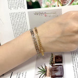 High Beehive Shaped 18 K Stainless Steel Bracelets For Women