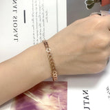 High Beehive Shaped 18 K Stainless Steel Bracelets For Women