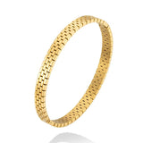 Stylish Hollow Watch Chain Stainless Steel Bracelet for Women