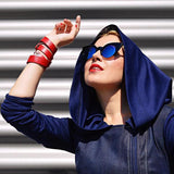 Red Chain Leather Bracelet For Women Punk Bohemia Accessories