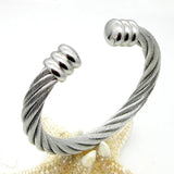 Steel Wire Rope Weaving Twist Bracelet Hot Selling Gift Bracelets