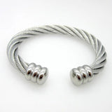 Steel Wire Rope Weaving Twist Bracelet Hot Selling Gift Bracelets