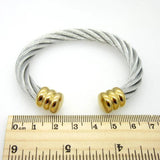 Steel Wire Rope Weaving Twist Bracelet Hot Selling Gift Bracelets