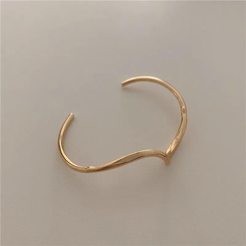 Peri'sBox Gold/Silver Adjustable Bracelet Unusual Minimalist Jewelry