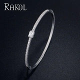 Square Zirconia Bracelet for Women Wedding Anniversary Gift