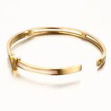 Shell Stainless Steel Cuff Bracelets Bangle for Wedding Party