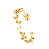 Daisy Cuff Bangles Plant Boho Bracelets For Ladies Fairy Girls