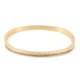 Crystal Stainless Steel Bangles Bracelets For Women