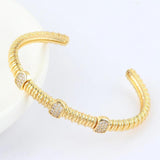 Copper Bracelets Bangles for Women Wedding Jewelry