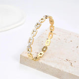 18K Plated Filled Female Bangles Wedding Bracelets