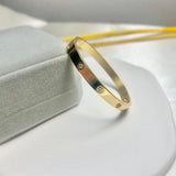 Stainless Steel Cross Screw Couple Bracelets