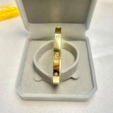 Stainless Steel Cross Screw Couple Bracelets