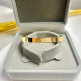 Stainless Steel Cross Screw Couple Bracelets