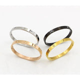 Stainless Steel Cross Screw Couple Bracelets