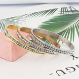 4mm Crystal Bracelet Women Titanium Steel Buckle All-Match Flash Round