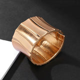 Wide Retro Alloy Female Cuff Bangle Bracelet Jewelry