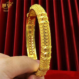 Indian 24K Plated Bangles Bracelet Arabic Women Copper Jewelry