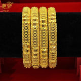 Indian 24K Plated Bangles Bracelet Arabic Women Copper Jewelry