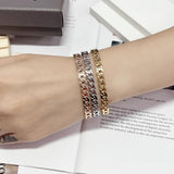 Stainless Steel Chain Shape Bangles 6mm Width