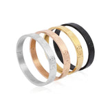 Zircon & Cross Nut Nail Bracelet Stainless Steel Jewelry