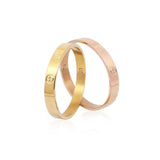 Zircon & Cross Nut Nail Bracelet Stainless Steel Jewelry
