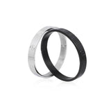 Zircon & Cross Nut Nail Bracelet Stainless Steel Jewelry