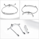 Cremation Bracelet for Ashes Stainless Steel Memorial Keepsake Jewelry