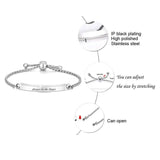 Cremation Bracelet for Ashes Stainless Steel Memorial Keepsake Jewelry